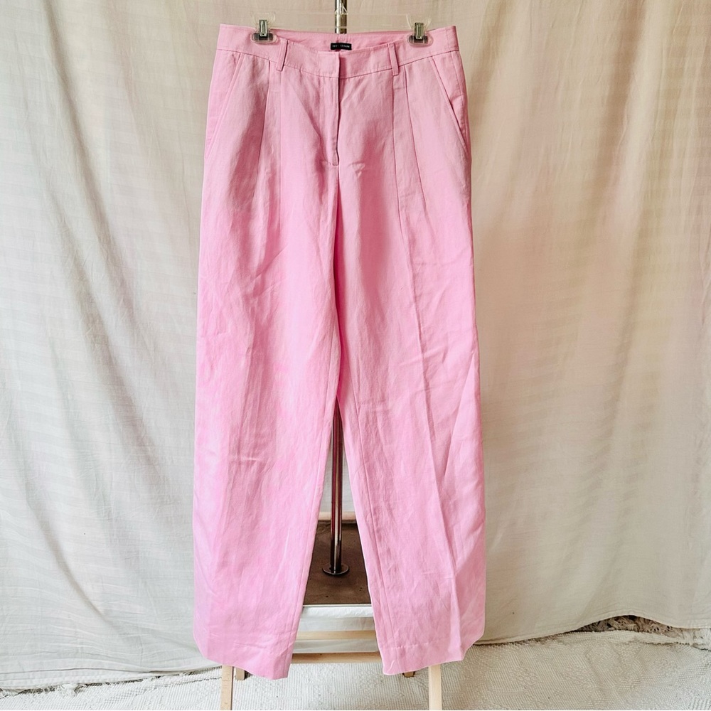 Iris v Arnim Pink Linen Trousers Size DE 38 (31”w X 32” inseam)